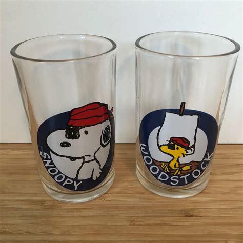 vintage snoopy glasses